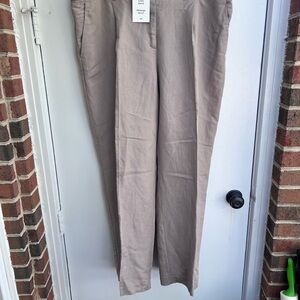 H&M Tan Chinos Classic Cotton-Blend